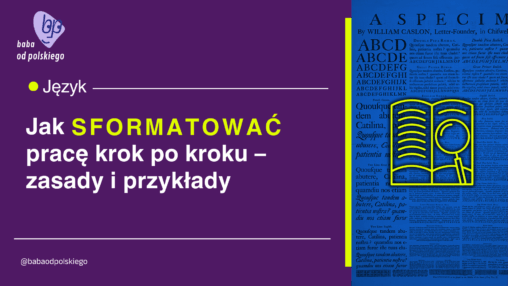 jak sformatować pracę