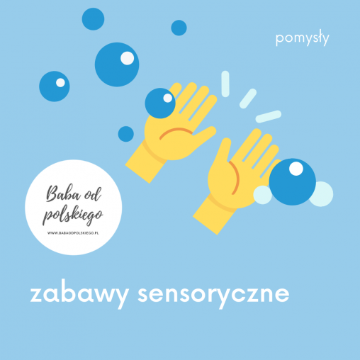 zabawy sensoryczne, baba od polskiego, pomysły, pomysł, sensoryka,