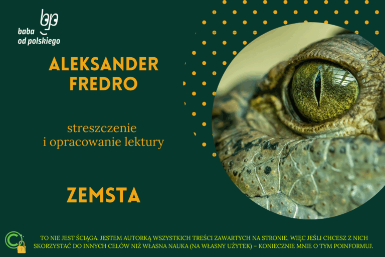 Zemsta — Aleksander Fredro - Baba od polskiego