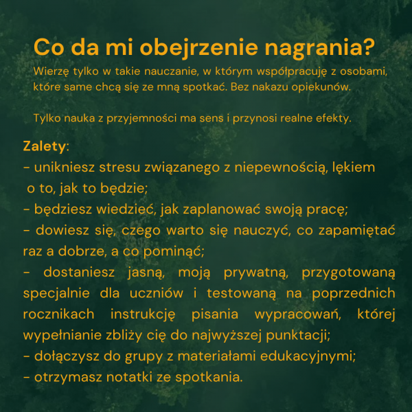 WEBINAR  PRZEZNACZONY DLA ZDAJĄCYCH MATURĘ 2021 - Baba od polskiego - obrazek 5