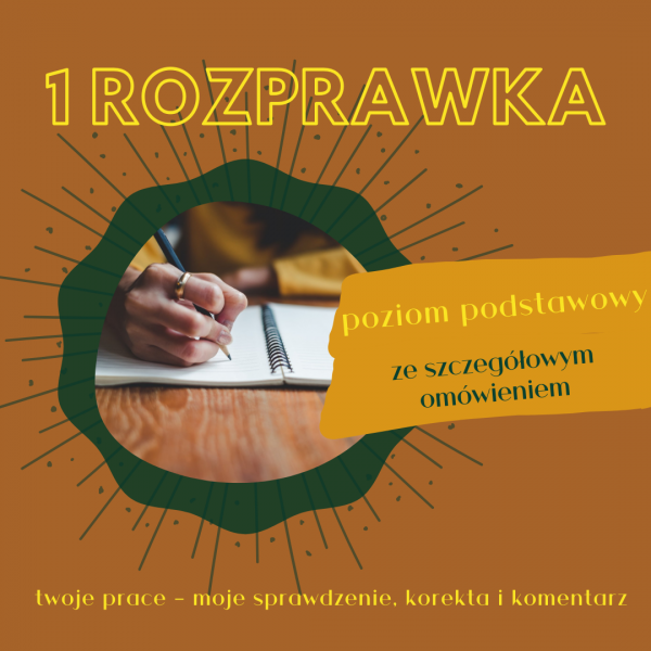 Sprawdzanie rozprawek - matura podstawowa (pojedyncza rozprawka)