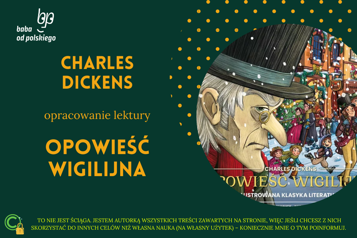 Opowiesc Wigilijna Epika Liryka Czy Dramat Opowieść wigilijna - Charles Dickens - Baba od polskiego