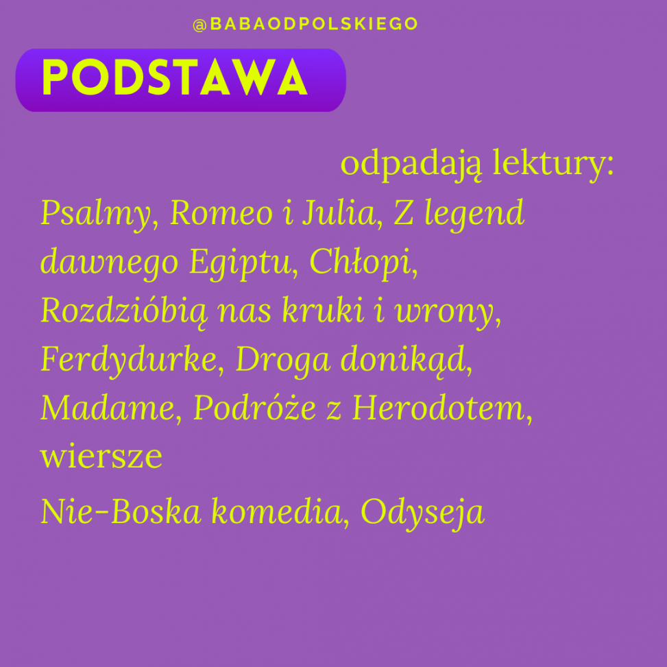 rozprawka problemowa na NOWEJ MATURZE 2023 - Baba od polskiego