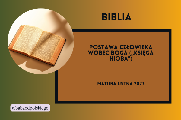Postawa człowieka wobec Boga. Omów zagadnienie na podstawie znanych Ci