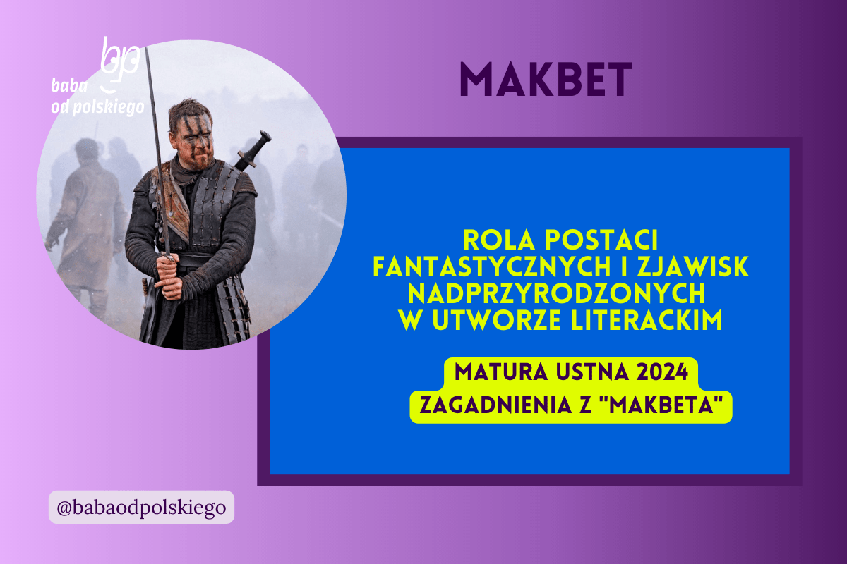 Rola postaci fantastycznych i zjawisk nadprzyrodzonych w utworze