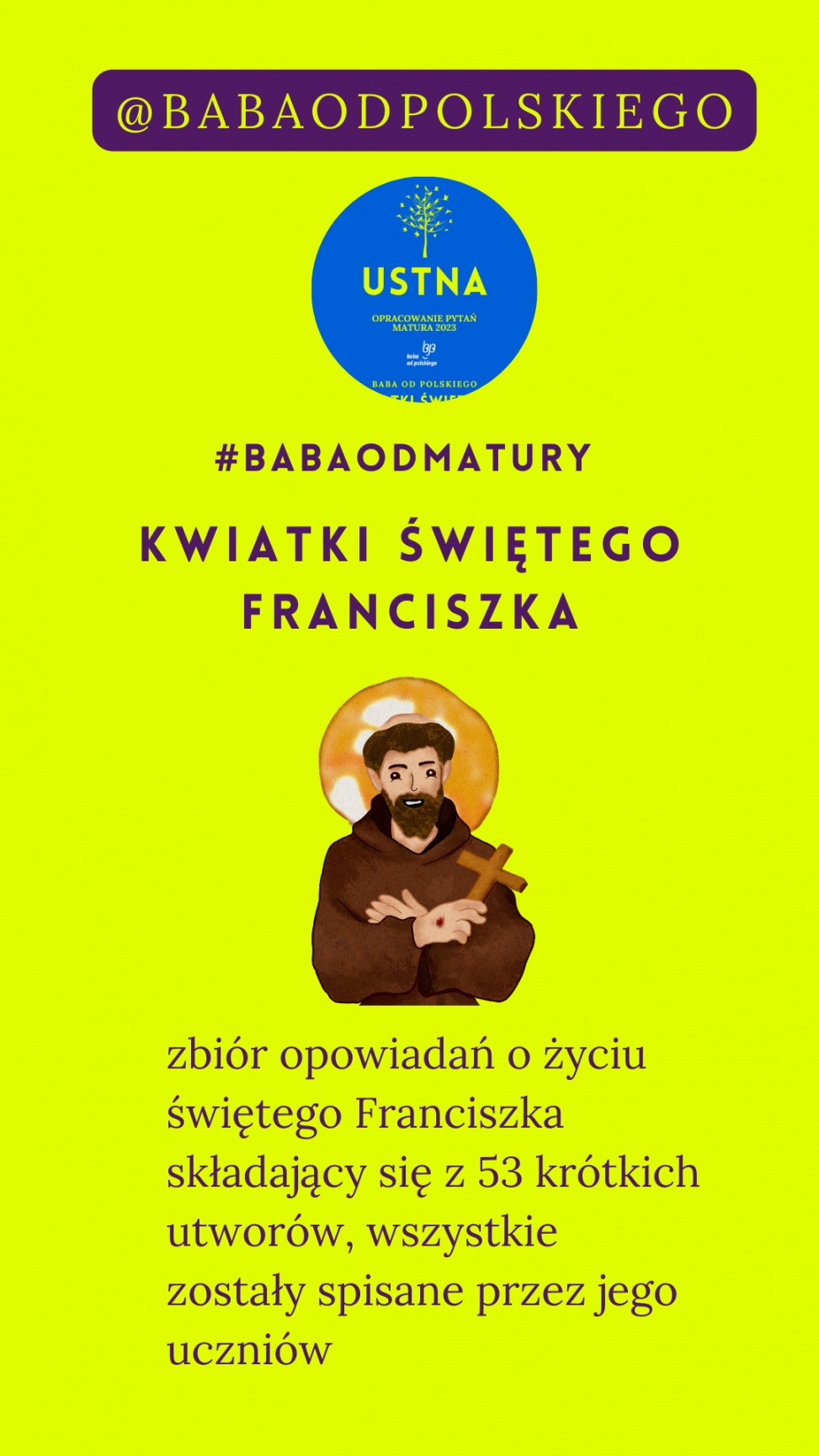 Kwiatki św Franciszka Z Asyżu Streszczenie babaodpolskiego.pl