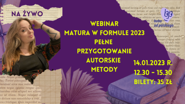 WEBINAR: matura w formule 2023