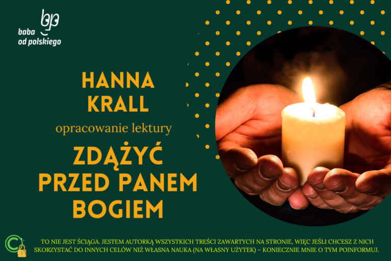 Hanna Krall - Zdążyć przed Panem Bogiem - Baba od polskiego