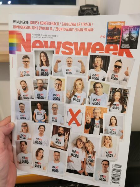 Aneta Korycińska Baba od polskiego Newsweek Polska mamy głos wybory idź głosować