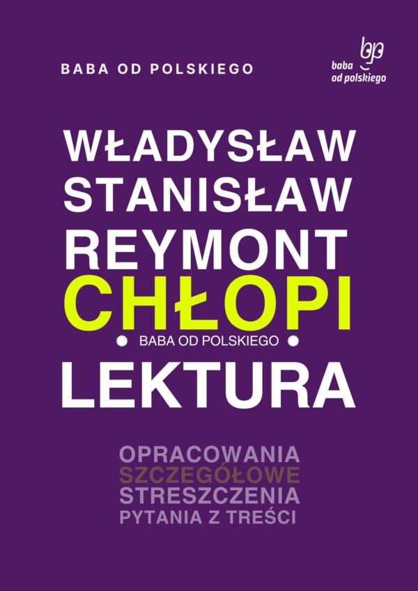 Chlopi-_Wladyslaw-Stanislaw_Reymont-_-produkt-ze-sklepu-Baba-od-polskiego