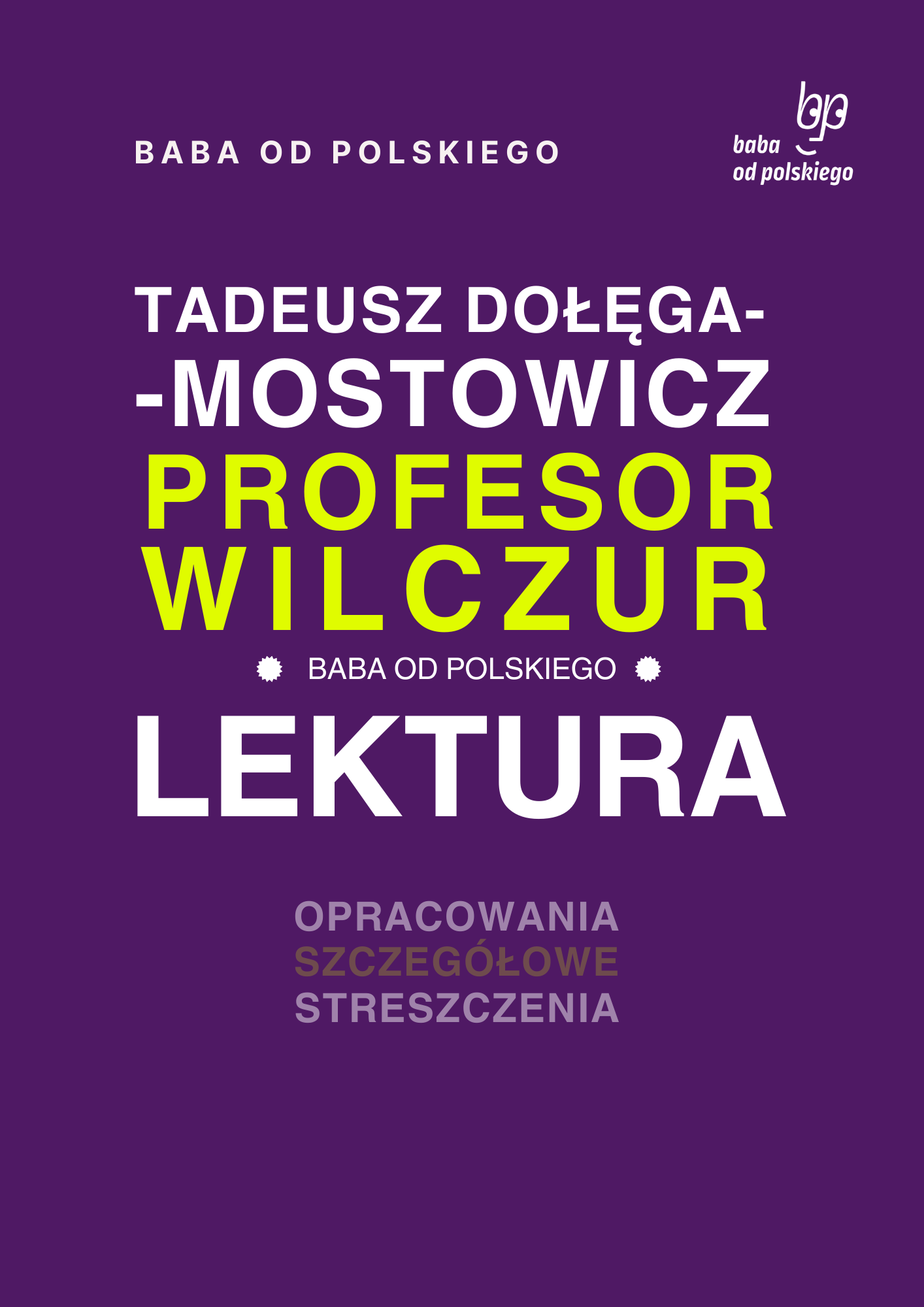 profesor wilczur