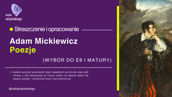 mickiewicz poezje