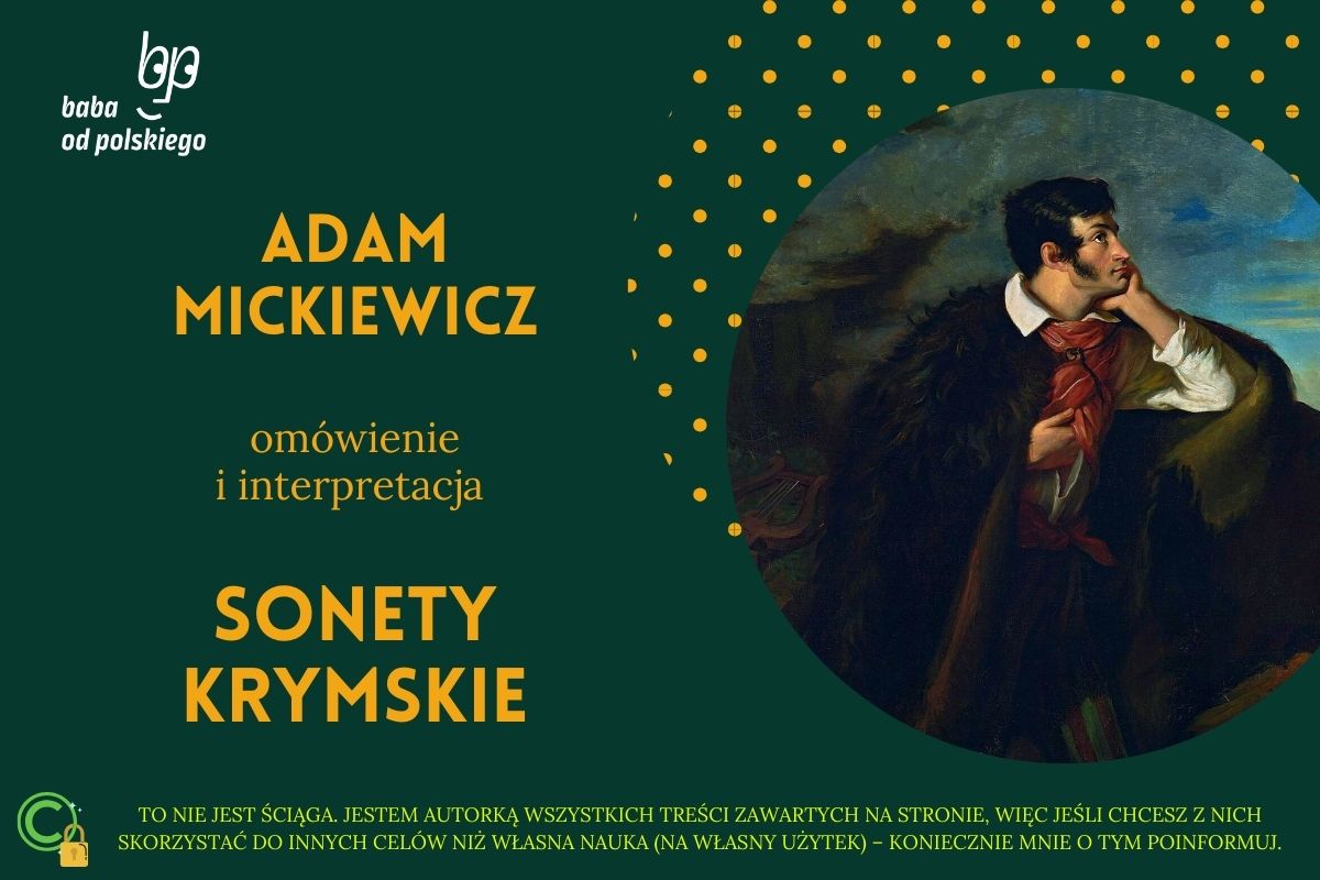 Sonety Krymskie Gatunek I Rodzaj Literacki Adam Mickiewicz — Sonety krymskie — omówienie i interpretacja cyklu