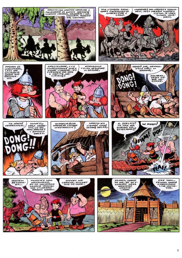 Cechy komiksu na przykładzie „Kajka i Kokosza. Szkoły latania” - Baba