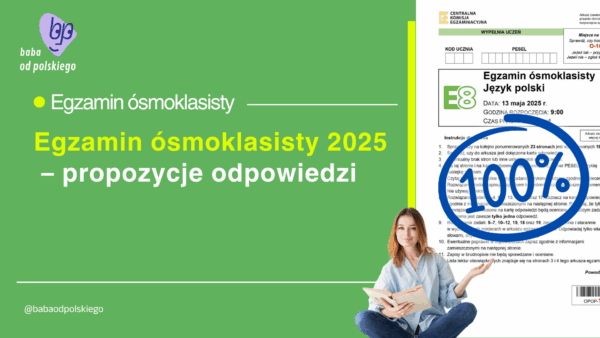 egzamin ósmoklasisty 2025 odpowiedzi