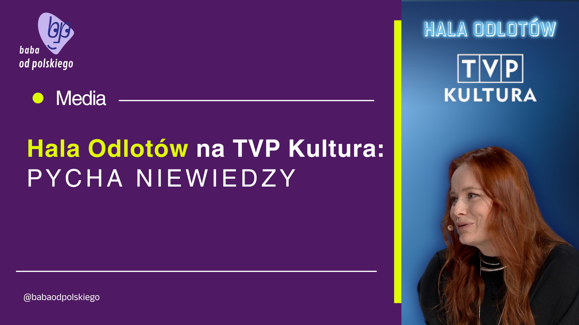 Hala Odlotów: Pycha niewiedzy