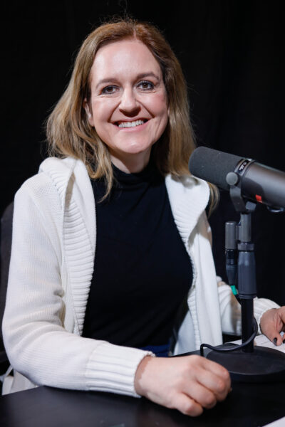 Warszawa, 21.05.2025, Studio S4 O-1, Audycja Matura po godzinach, n.z. Magdalena Witkiewicz, fot. Piotr Podlewski / Polskie Radio
