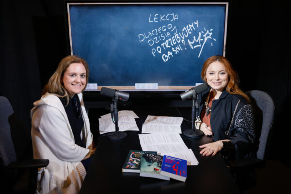Warszawa, 21.05.2025, Studio S4 O-1, Audycja Matura po godzinach, n.z. Magdalena Witkiewicz, Aneta Korycinska Baba od polskiego, fot. Piotr Podlewski / Polskie Radio