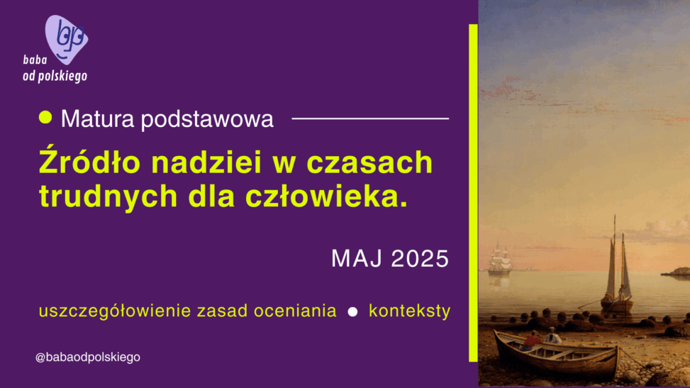 Źródło nadziei w czasach trudnych dla człowieka