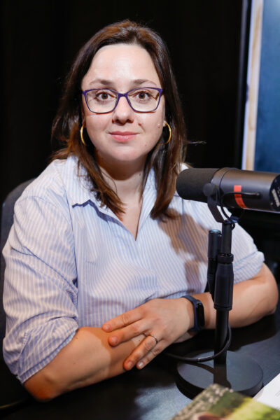 Warszawa, 28.05.2025, Studio S11 O-1, Audycja Matura po godzinach, n.z. Maria Paszynska, fot. Piotr Podlewski / Polskie Radio