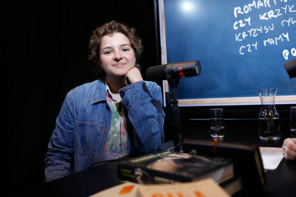 Warszawa, 28.05.2025, Studio S11 O-1, Audycja Matura po godzinach, n.z. Dominika Lasota, fot. Piotr Podlewski / Polskie Radio
