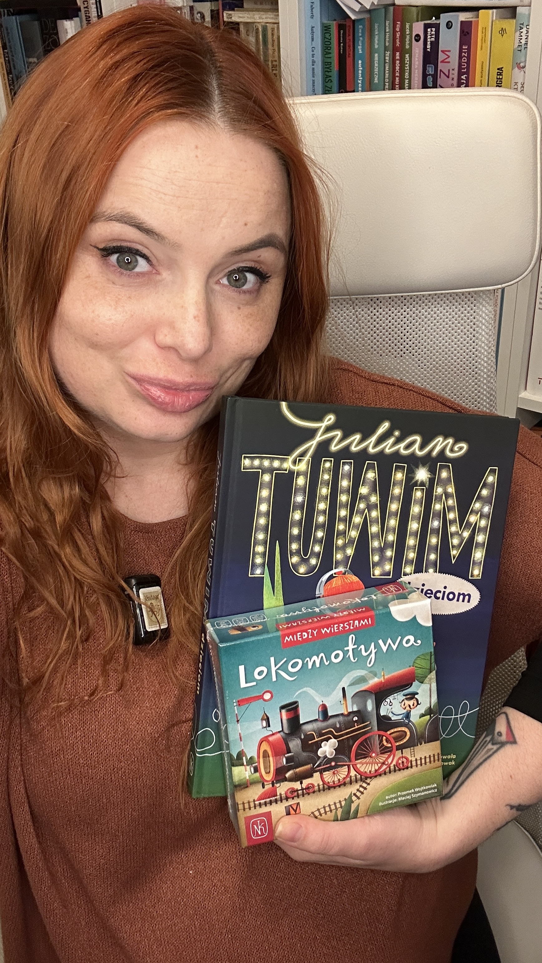  „Lokomotywa” – familijna gra planszowa oparta na wierszu Juliana Tuwima (Wydawnictwo Nasza Księgarnia)