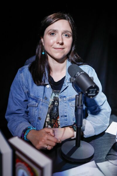 Warszawa, 04.06.2025, Studio S4 O-1, Audycja Sygnaly dnia, n.z. Aleksandra Seliga, fot. Piotr Podlewski / Polskie Radio