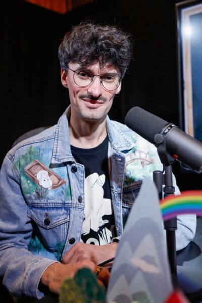 Warszawa, 04.06.2025, Studio S11 O-1, Audycja Matura po godzinach, n.z. Pawel Truskolaski, fot. Piotr Podlewski / Polskie Radio