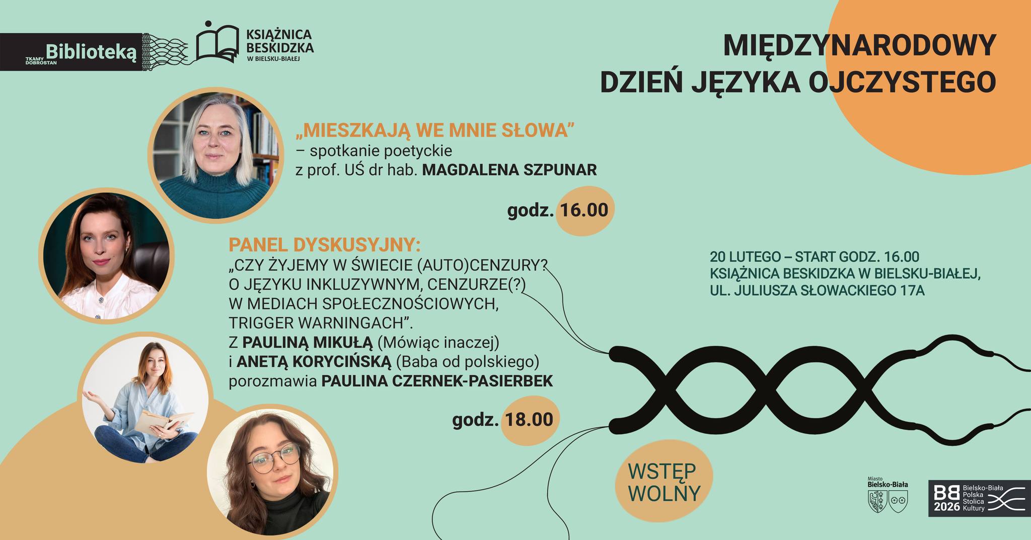 Wezmę udział w Międzynarodowym Dniu Języka Ojczystego w Bielsku-Białej / 20.02 o godz. 18