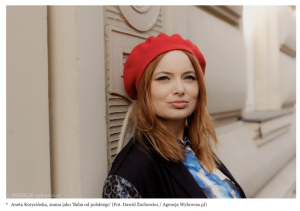 Aneta Korycińska, znana jako 'Baba od polskiego' (Fot. Dawid Żuchowicz / Agencja Wyborcza.pl)