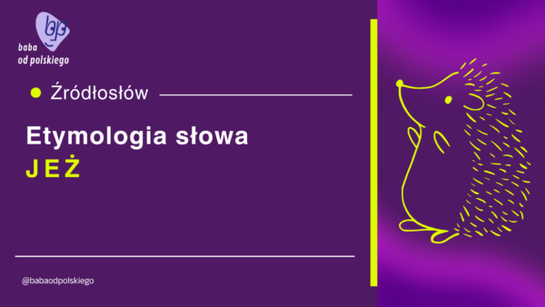 jeż etymologia