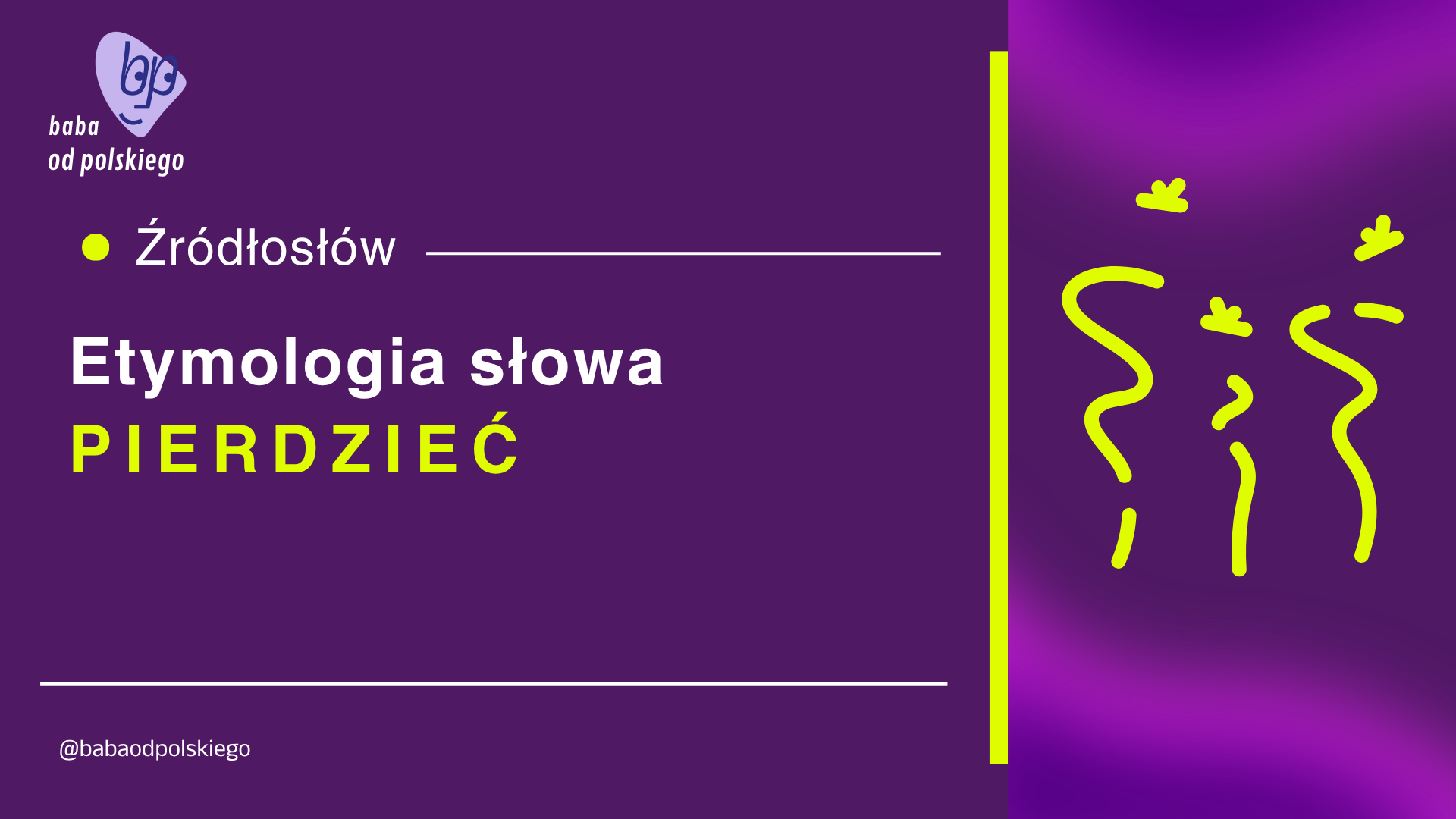 Źródłosłów: etymologia słowa pierdzieć