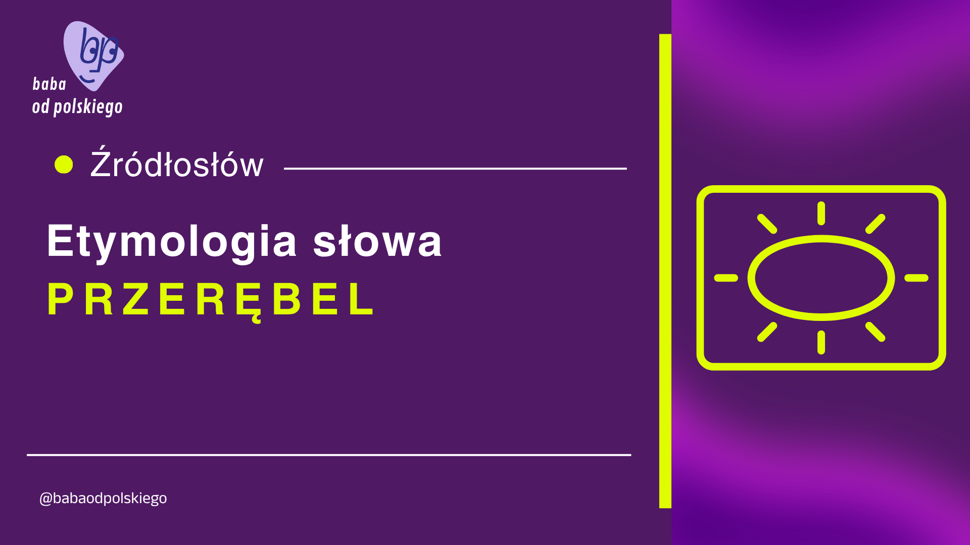 Źródłosłów: etymologia słowa przerębel