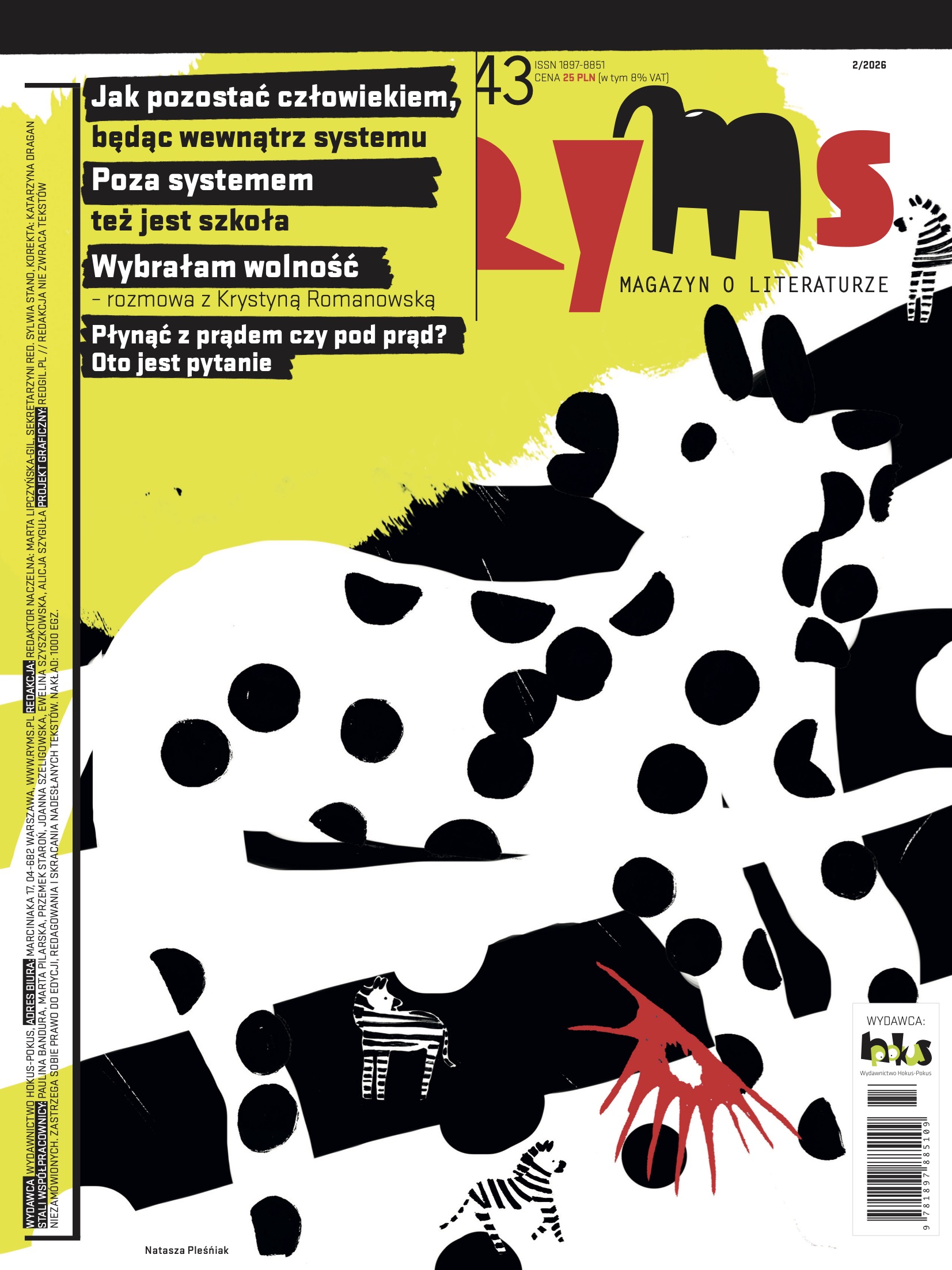Dzisiaj premiera nowego numeru magazynu „Ryms” – znajdziecie w nim mój artykuł