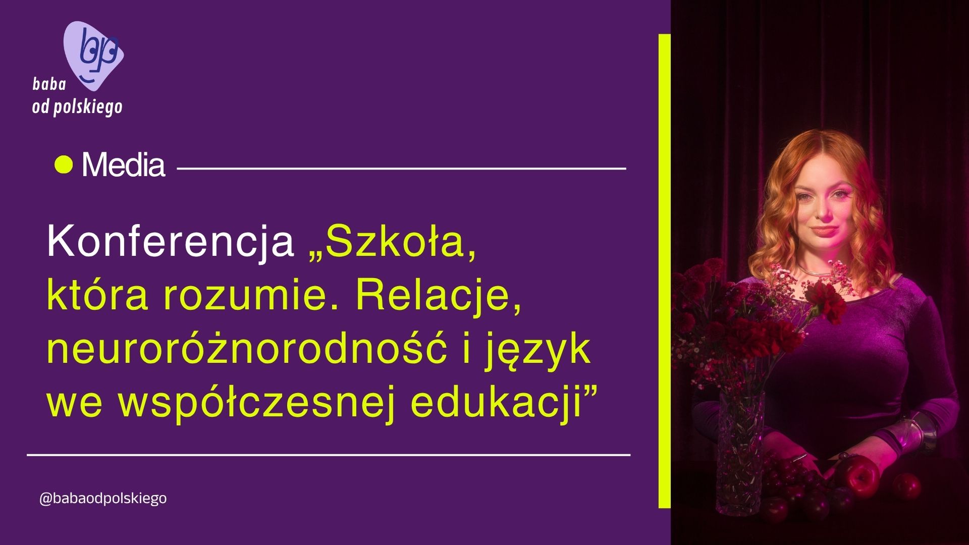 Konferencja „Szkoła, która rozumie. Relacje, neuroróżnorodność i język we współczesnej edukacji” w Dębicy / 2 października 2026