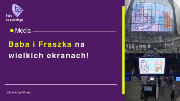 Gramatyka w komiksie. Baba od polskiego przedstawia
